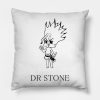 Senku Throw Pillow Official Dr. Stone Merch