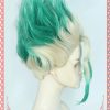 Anime Dr Stone Ishigami Senkuu Cosplay Wig Short Green Mixed Synthetic Hair Halloween Party Carnival Props 2 - Dr. Stone Shop