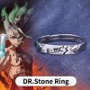 Anime Dr Stone Ring Cosplay Anime Accessories Ring Fashion Jewelry Anillos Mujer Cosplay Xmas Gift Wholesale - Dr. Stone Shop