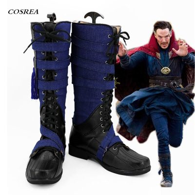 COSREA Doctor Strange Cosplay Dr Cosplay Shoes Superhero Stephen Steve Vincent The Infinity War Boots Halloween - Dr. Stone Shop