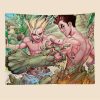 Dr STONE Anime Tapestry Art Printing Cheap Hippie Wall Hanging Bohemian Wall Tapestries 1 - Dr. Stone Shop