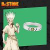 Dr STONE Cosplay Finger Ring Ishigami Senkuu Asagiri Gen Shishio Tsukasa Anime Rings Fashion Jewelry Halloween 1 - Dr. Stone Shop