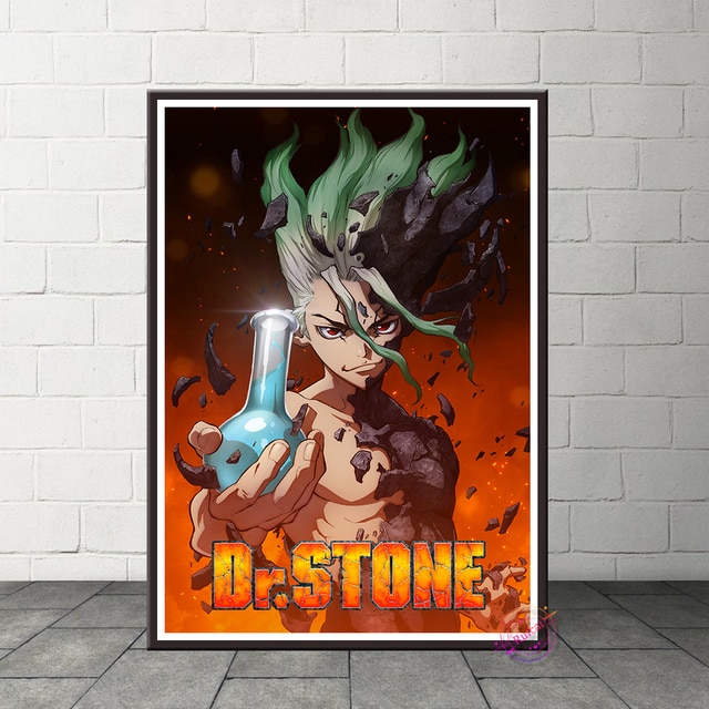 Dr Stone Poster Japan Anime Ishigami Senkuu Wall Art Canvas Painting Pictures For Living Room Bar.jpg 640x640 6 - Dr. Stone Shop