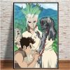 Nordic Anime Dr STONE Ishigami Senku Shishio Tsukasa Print Art Canvas Poster For Living Room Decor 7 - Dr. Stone Shop