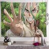 Wall Tapestry Japanese Anime Dr Stone Background Decorative Wall Hanging For Living Room Bedroom Dorm Room.jpg 640x640 13 - Dr. Stone Shop