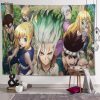 Wall Tapestry Japanese Anime Dr Stone Background Decorative Wall Hanging For Living Room Bedroom Dorm Room.jpg 640x640 3 - Dr. Stone Shop