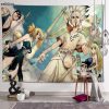 Wall Tapestry Japanese Anime Dr Stone Background Decorative Wall Hanging For Living Room Bedroom Dorm Room.jpg 640x640 9 - Dr. Stone Shop
