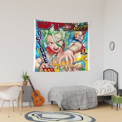 Dr From Magazine Tapestry Official Dr. Stone Merch