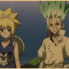 Japanese Anime Paintings Dr STONE Poster Classic Wall Artwork Prints Kraft Paper Vintage Pictures Home Decor 1 - Dr. Stone Shop