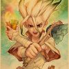 Japanese Anime Paintings Dr STONE Poster Classic Wall Artwork Prints Kraft Paper Vintage Pictures Home Decor 2 - Dr. Stone Shop